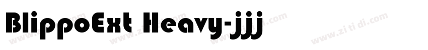 BlippoExt Heavy字体转换